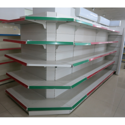 Dachang supermarket round corner display shelf/rack